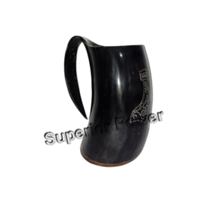 Gobelets corne Viking, lot de 12 pièces, pour servir de bière ou vin, de 6 à 7 pouces - Product Image 3
