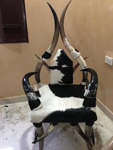 Chaise en corne moderne et élégante avec fonction tournante Bureau Salle à manger Home Bar Apartment Park Warehouse Use Royal Dining Table - Product Image 2