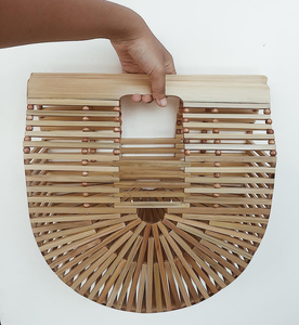 Elegant Handcrafted Wooden Clutch Bag for Women <b>Unique</b> Natural Design with High-Quality Perfect for Evening Parties and Weddings - Product Image 2