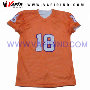 เสื้อซ้อมอเมริกันฟุตบอลแบบระบายอากาศได้ดี ป้องกันแบคทีเรีย แห้งเร็ว และชุดยูนิฟอร์มไซส์ใหญ่พิเศษ - Product Image 3