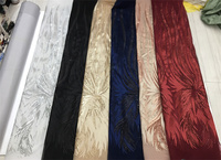 Bon marché en vente Robe à motif végétal à sequins plats Robe de soirée Ghana Robe en dentelle Styles Séquence