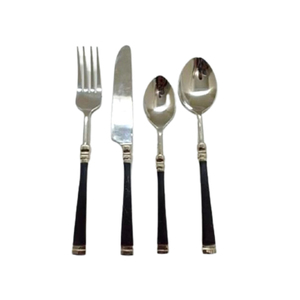 ชุดเครื่องใช้บนโต๊ะอาหารด้ามเรซินสีเงินเครื่องใช้บนโต๊ะอาหาร - Product Image 3