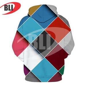 Sweat à capuche en molleton de coton et polyester de haute qualité, impression par sublimation intégrale, sweat à capuche personnalisé, sweat à capuche tendance pour hommes - Product Image 4