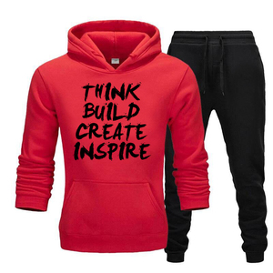 Tarcksuit-chándal ajustado de lana para hombre, traje de chándal personalizado a rayas laterales - Product Image 3