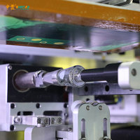 Máquina de impresión de botellas cónicas, máquina de impresión automática de pantallas de seda de varios colores