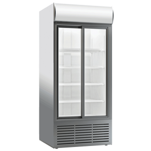 Refrigerador Comercial Vertical con Puerta Corredera de Vidrio para Exhibición de Bebidas, Enfriamiento por Aire, 852L, Doble Temperatura, Klimasan S900 5 - Product Image 1