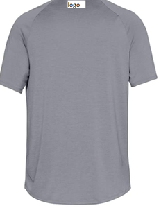 Camiseta de manga corta con cuello en V para hombre, camiseta 84% de poliéster, 16% elastano, importada, con cierre - Product Image 6