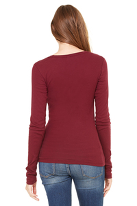 Camisetas con logotipo personalizado para mujer, ropa informal de manga larga de algodón, talla grande - Product Image 3