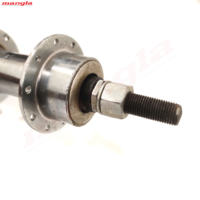 Moyeu arrière pour vélo tout terrain, barillet fin ouvert, 3/8\" x 170 mm, BMX, 4 roulements étanches, pièces de vélo multi-vitesses, moyeu en acier au carbone