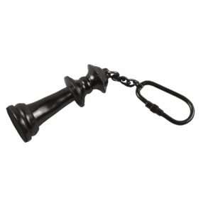 ผู้ถือกุญแจโลหะทองเหลืองอุตสาหกรรมออกแบบด้วยเงินเงาสูงสีและชุบการออกแบบมาตรฐานคีย์โซ่ - Product Image 3