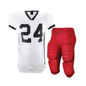 Uniforme unisexe de football américain de style professionnel en polyester de haute qualité, vêtements de sport personnalisés de grande taille, imprimés et respirants pour adultes - Product Image 1