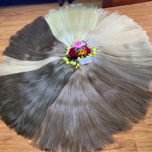 Extension de cheveux vietnamiens couleur blonde cheveux humains vierges en vrac couleur top qualité avec des fournisseurs en gros - Product Image 1