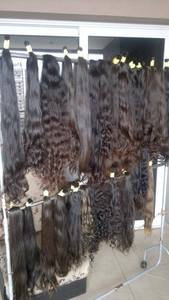 100% NATURAL INDIAN HUMAN HAIR EXTENSIONS RAW HAIR BUNDLES 100% <b>TOP</b> QUALITY RAW INDIAN TEMPLE HAIR BUNDLES - Product Image 6