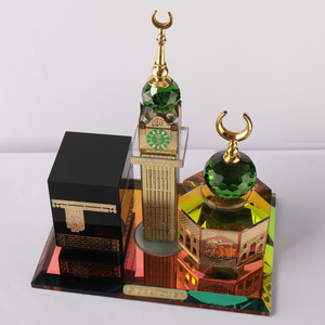 Cristal cortado, vidrio, Kaaba Al AQSA, Meca, Makkah, ala, Ramadán, regalo islámico, MH-G0461 - Product Image 6