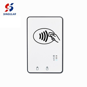 Lecteur de cartes RFID blanc unique 13,56 MHz ISO 14443A avec support bande magnétique pour dispositif de contrôle d'accès - Product Image 2