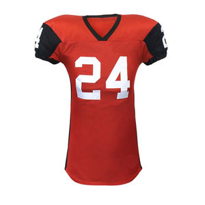 Vêtements de sport de football sublimés par mouche imprimés personnalisés pour jeunes et adultes uniformes de football américain respirants de grande taille hauts personnalisables - Product Image 3