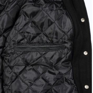 Veste pour homme avec manches en cuir Vêtements d'extérieur Veste softshell pour homme de ski Vêtements coupe-vent personnalisés Noir Casual Vert Uni - Product Image 3