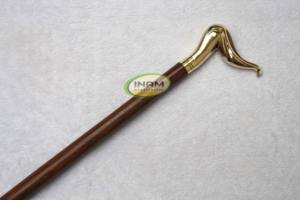 Top Quality Shisham Wooden Walking <b>Stick</b> with Beautiful Brass Derby Handle/Walking Canes with Brass Derby Handle - Product Image 2