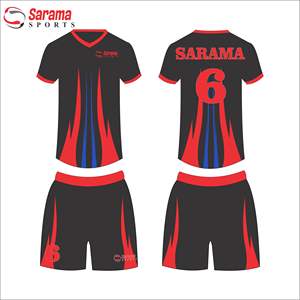 Maillot de football et short de football avec logo imprimé en offset personnalisé, uniformes avec design personnalisé - Product Image 3