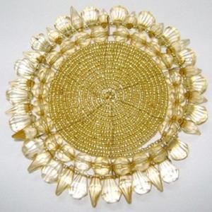 Manufacturer <b>Beaded</b> <b>Coaster</b> BC0046 Indian Diamond Export Table Decoration - Product Image 2