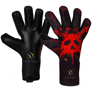 Best Training Goalkeeper Gloves Wholesale Latex Soccer <b>Football</b> Gloves Soft Leather Material Supplied by Manufacturer - Product Image 1