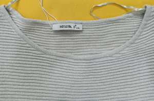 Pull décontracté en coton extensible à col rond et manches longues pour femme, avec étiquettes de marque, provenant de surplus d'usine, stock du Bangladesh - Product Image 4