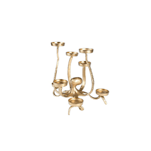 Bougeoirs poulpes personnalisés de haute qualité, porte-bougie haut de gamme en métal - Product Image 6