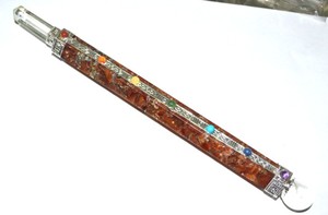 Supplier of Orgone Carnelian <b>Wands</b> | Orgone Carnelian <b>Wands</b> for Sale - Product Image 2