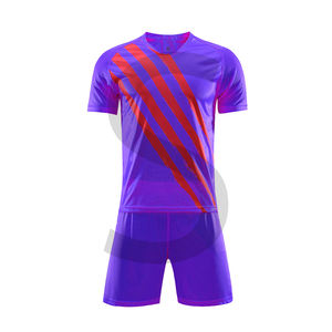 Camiseta y pantalones cortos de fútbol de manga corta de secado rápido para jóvenes para entrenar traje deportivo para niños con uniformes de aficionados - Product Image 2
