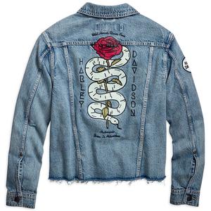 Chaqueta vaquera azul clásica, ropa de calle informal para hombres y mujeres, chaqueta vaquera de manga larga hecha para el día a día, atuendo elegante - Product Image 4