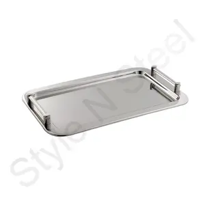 Bakery Sheet Pan Drip Aluminium Alloy Nampan Kue Berlubang Nampan Persegi Panjang dengan Pegangan Melayani Nampan Stainless Steel