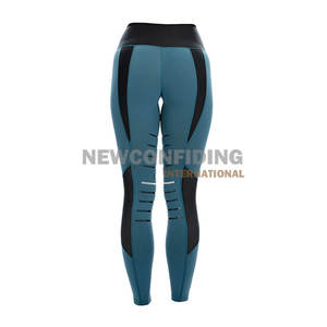 Fashionable <b>Fleece</b> <b>Lined</b> Oversized Women's Lightweight Horse Riding Leggings Custom 3d Logo Printing Embossed Equestrian <b>Tights</b> - Product Image 5