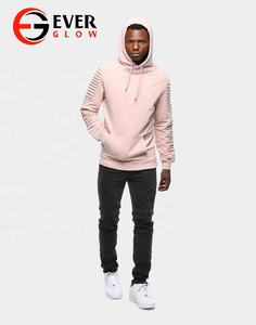 Venta al por mayor de fábrica blanco personalizado crop Print logo Moda Ropa Hombre Sudaderas con capucha en blanco (Fabricante por Ever Glow) - Product Image 5