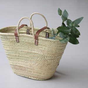 Bolsa de paja, bolsa de playa, de mercado, de comestibles, de cesta francesa, panier de paille, panier du marchE, de compras - Product Image 1