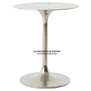 Table basse en aluminium doré en forme de branche d'arbre avec plateau en métal, personnalisable, meubles de salon - Product Image 5