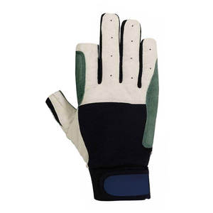 Gants de voile sans doigts en cuir et latex respirants et légers de haute qualité avec logo personnalisé, anti-UV, antidérapants, services OEM/ODM - Product Image 3