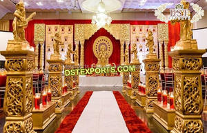 Luxueuse décoration de mariage, Style paon, passerelle d'entrée pour mariage, nouveau Design 2020 - Product Image 4