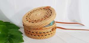 Sac à bandoulière, fait-main, Boho, marron naturel, pour cadeaux de mariage, vente en gros, haute qualité, offre spéciale - Product Image 2