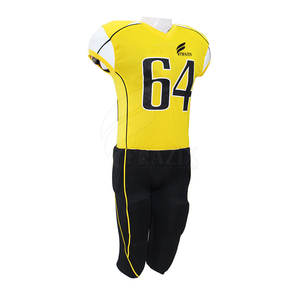 Uniforme de fútbol americano personalizable, conjunto de ropa deportiva transpirable para equipos, opciones de talla grande - Product Image 4