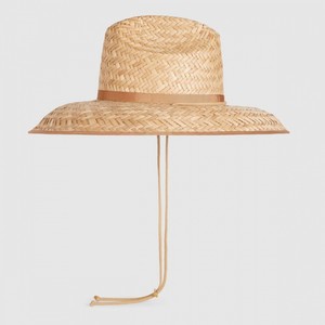 Lionel + 84 348130044 chapeau de paille de canotier à larges bords style de caractère d'été de luxe haut de gamme matériel de paille naturelle à la mode - Product Image 3