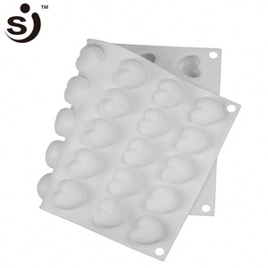 100% Food Grade Silicone 35 Romantic Mini <strong>Heart</strong> Silicone Mousse <strong>Cake</strong> Baking Molds