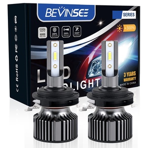 Bevinsee Bóng Đèn pha LED cho xe hơi Bộ chuyển đổi Chùm tia thấp 2X <span class=keywords><strong>H7</strong></span> 60W 10000LM cho Nissan qashqai J10 2006-2013 - Product Image 1