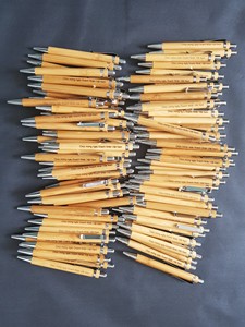 Porte-bille en bambou écologique, 1 pièce, pour stylo - Product Image 4