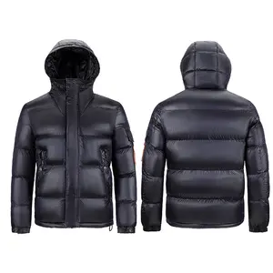High Quality Plus Size Jackets Long Sleeve Oversized Padding Winter Waterproof - Windproof - Breathable Puffer Jacket For Men