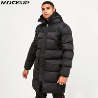 Doudoune d'hiver pour homme, nouveau manteau Long et épais à capuche, avec Logo personnalisé, coupe-vent, plusieurs couleurs disponibles
