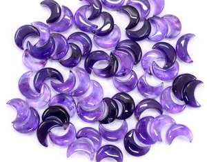 ชุดอัญมณีทรงหลวม5ชิ้นสำหรับทำเครื่องประดับอัญมณีพลอยอเมทิสต์สีม่วงธรรมชาติ - Product Image 1