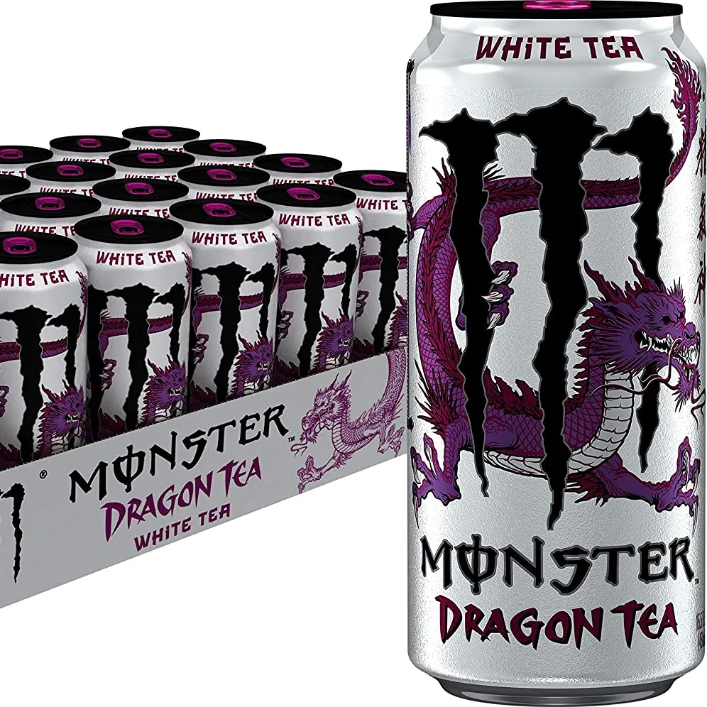 Чай с драконом Monster Energy, белый чай, 16 унций (473 мл)