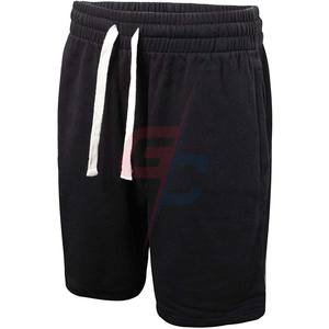 Pantalones cortos de entrenamiento de gimnasio para correr de lana informal de corte clásico para hombre Pantalones cortos informales de cintura elástica del mejor proveedor - Product Image 1