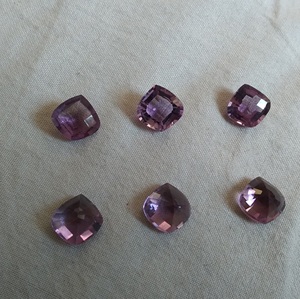 Hecho a mano 10mm amatista cebolla corte piedra preciosa suelta corte elegante Natural fabricación de joyas de calidad AAA - Product Image 1