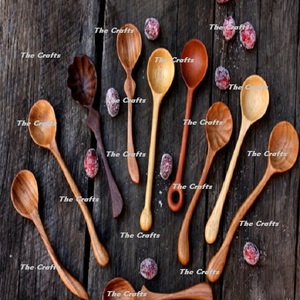 Juego de cubiertos de madera hechos a mano para uso en hotel y restaurante - Product Image 4